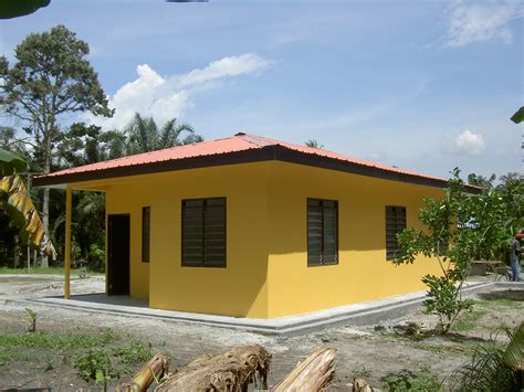 rumah pprt   ulu kuangchemorperak light steel frame building green building system