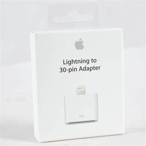 official genuine apple lightning   pin adapter  iphoneipodipad mdam ebay