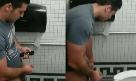 horny dude caught jerking in public toilet spycamfromguys hidden cams spying on men