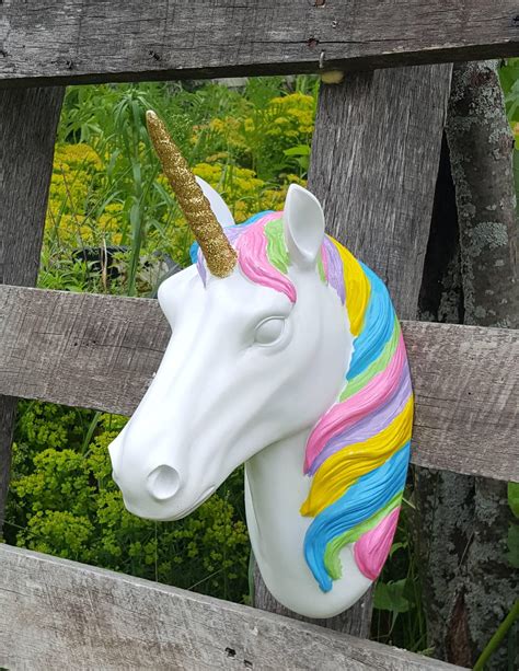 unicorn head wall decor unicorn head wall mount animal head