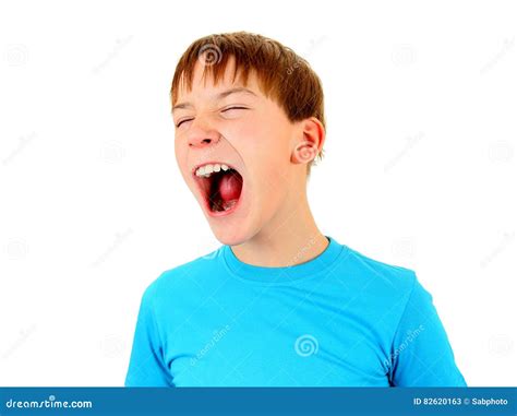 kid yell isolated stock image image  background noise