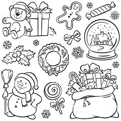 christmas themed drawings  paintingvalleycom explore collection