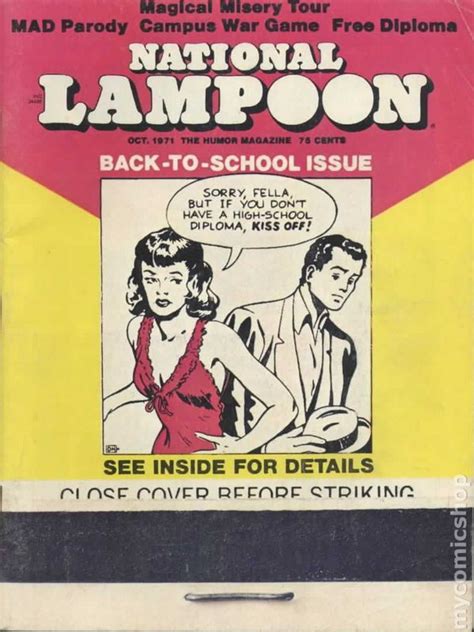 National Lampoon 1970 Comic Books