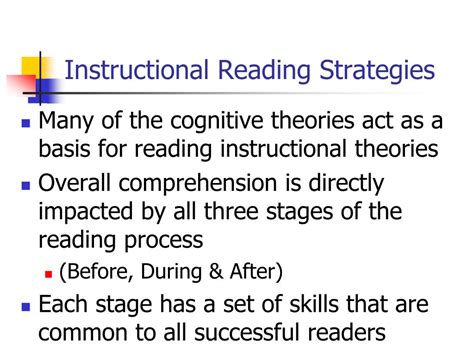 cognitive theories  reading comprehension powerpoint  id
