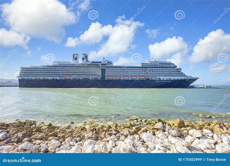 ms nieuw amsterdam  holland america  cruise ship  amber cove editorial stock image