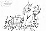Coloring Pages Jetsons Caveman Captain Colouring Jetson Printable Pgs Getcolorings Sheets Coloriage Jane Barbera Hanna Choose Board Enjoy sketch template