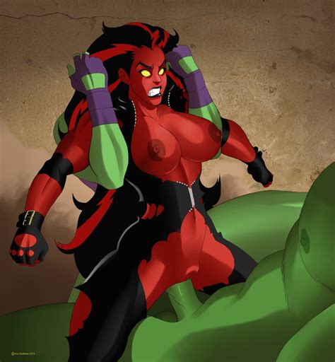 Red She Hulk 3 By Iron Dullahan Hentai Foundry