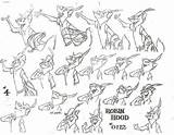 Robin Hood Disney Character Model Drawings Kahl Milt Animation Sheet Drawing Walt Sheets Animal Sketches Action Reference Draw Concept Studios sketch template