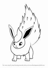 Flareon Drawingtutorials101 sketch template