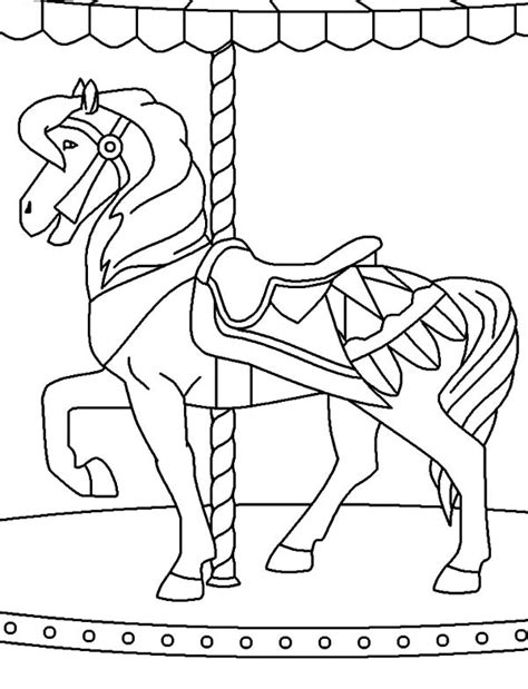 carnival rides coloring book coloring pages