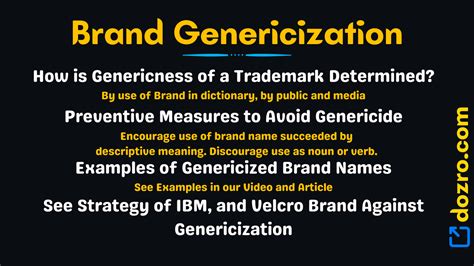 genericness   brand  genericide examples  tips  avoid