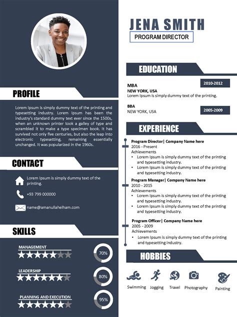 modern resume template amanullah elham