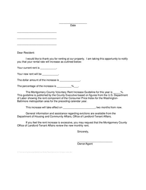 landlord letter proof  rent collection letter template collection