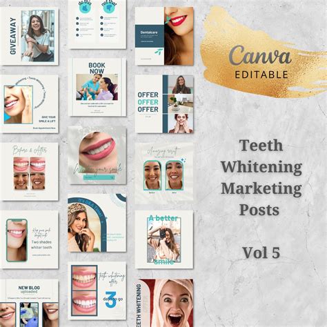 teeth whitening vol  editable canva   posts teeth whitening wholesale
