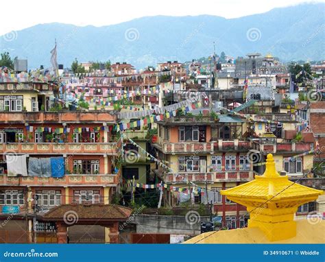 houses  kathmandu editorial photo image