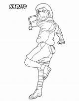 Neji Hyuga Coloring Pages Naruto Categories sketch template