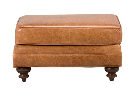 whitfield leather ottoman ottomans benches ethan allen