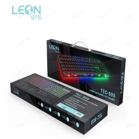 teclado gamer tec  teclas confortaveis ergonomico membrana  led rgb pret  utilidades