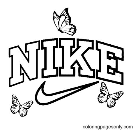 nike coloring pages printable