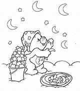 Moon Bisounours Coloriage Ciel Dessin Etoiles Orsetti Ursinhos Carinhosos Accroche Kolorowanki Colorat Care Colorir Goodnight Orsetto Misie Troskliwe Disney Felicitari sketch template