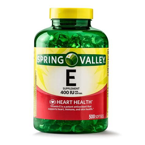 spring valley vitamin  vitamins supplements  softgel  ct