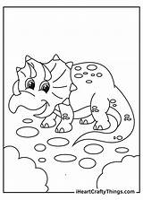 Triceratops Coloring Pages sketch template
