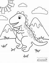 Dinosaur Coloring sketch template