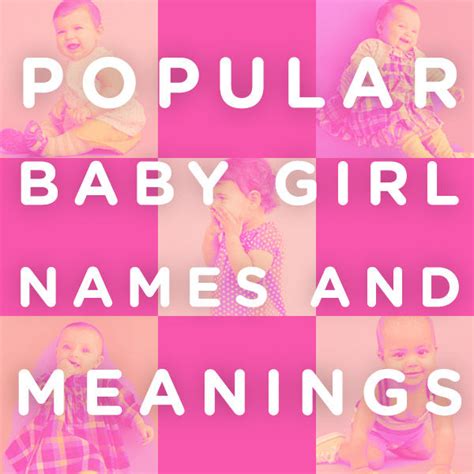 popular baby girl names  meanings fit pregnancy  baby