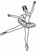 Colorear Danza Para Baile Ballet Las Plantillas Dance Dibujos La Imágenes Sobre Pages Coloring Ballerina sketch template
