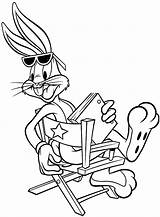 Bunny Bugs Looney Tunes Supercoloring Estrella Taz Sin Gangster Colorearrr Kleurplaten Newer sketch template