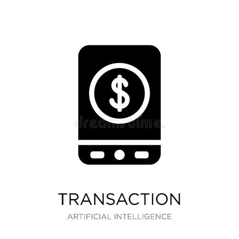 transaction icon  trendy design style transaction icon isolated