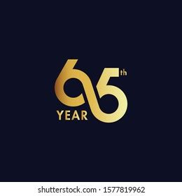 anniversary logo gold design  stock vector royalty   shutterstock