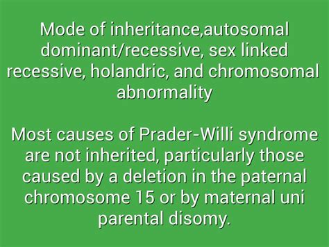 Prader Willi Syndrome By Jamal Newbill