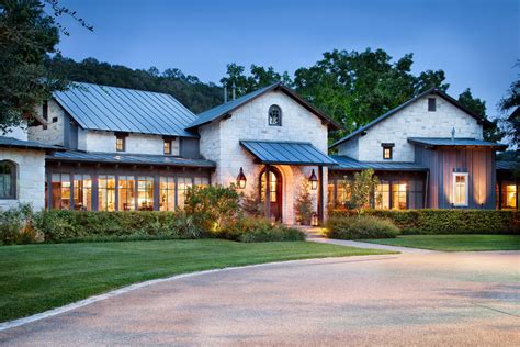 texas hill country rustic exterior austin  shiflet group architects country