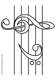 clip art  symbols treble clef  treble clef