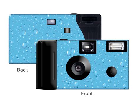 cool blue custom disposable camera custom camera collection