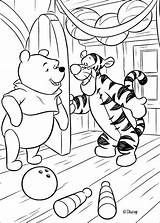 Winnie Tigger House Coloring Pages Hellokids Print Color sketch template