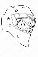 Mask Hockey Goalie Vector Coloring Jason Drawing Pages Template Stock Illustration Chisnikov Printable Outline Depositphotos Nhl Color Getcolorings Masks Getdrawings sketch template