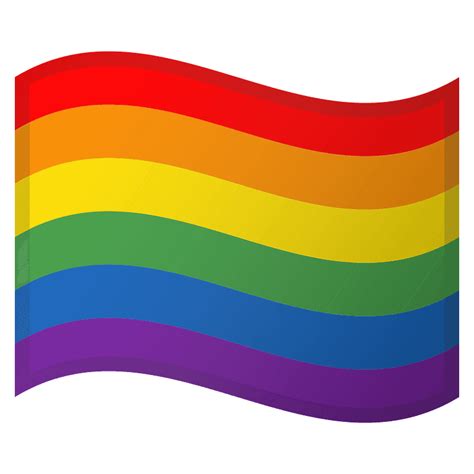 rainbow flag emoji clipart   transparent png creazilla