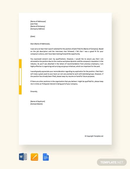 appeal letter  sample  format