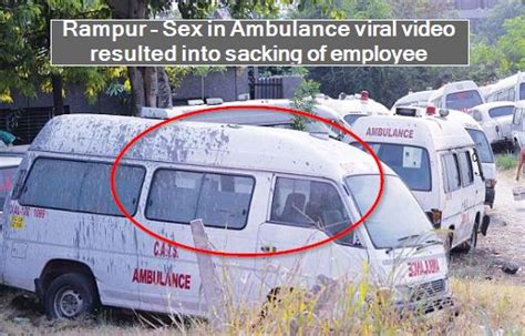rampur sex in ambulance viral video resulted into