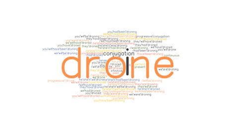 drone  tense verb forms conjugate drone grammartopcom