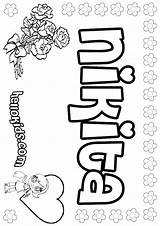 Nikita Coloring Pages Names Hellokids Name Print Color Online sketch template