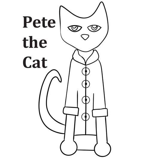 pete  cat template printable printable templates
