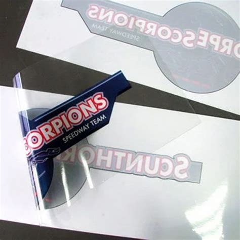 transparent plastic stickers packaging type packet  rs square