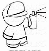 Spray Coloring Drawing Painting Boy Graffiti Vector Characters Outlined Paint Drawings Clipart Character Leo Blanchette Clipartmag Getdrawings Sketch Print sketch template