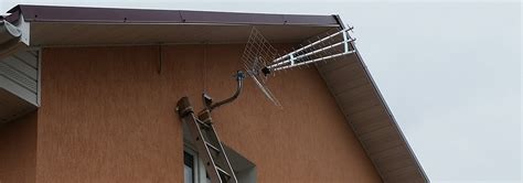 Способы монтажа антенны на скатную крышу Как сделать