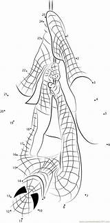 Spiderman Connect Dot Dots Printable Man Spider Angry Worksheets Kids Worksheet Printables Pages Para Cartoons Adults Maze Coloring Mazes Printmania sketch template