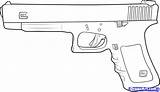 Glock Gunshot Designs sketch template