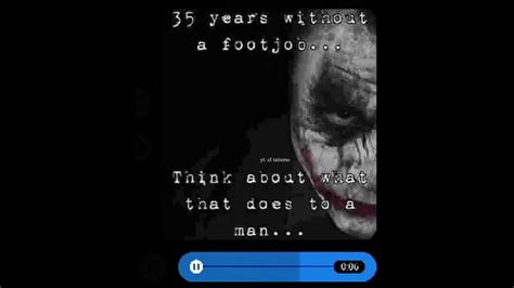 35 Years Without A Footjob Youtube